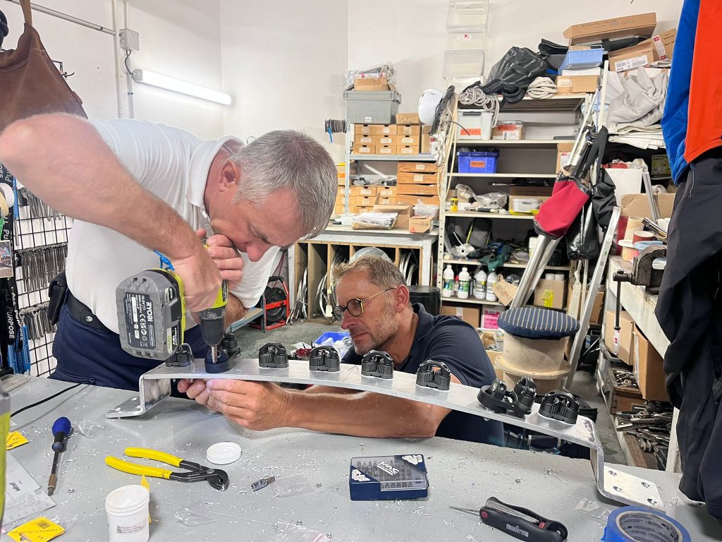 Perçage des trous dans la platine